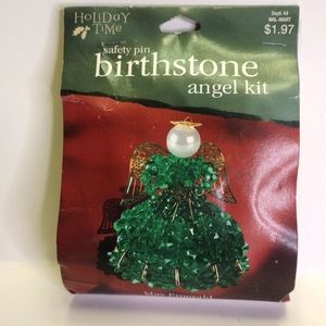 Beaded Birthstone Angel Kit - MAY (Emerald green color)  from Darice